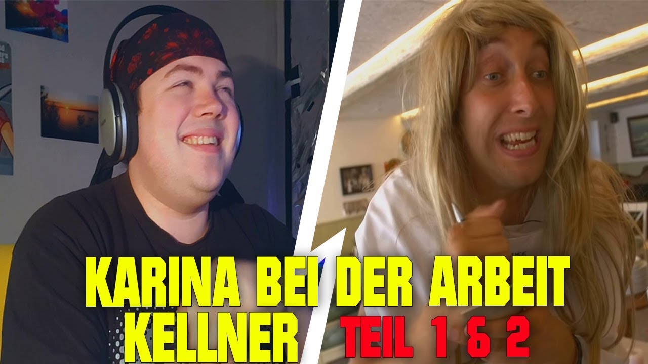 REAKTION auf FRESHTORGE - karina bei der Arbeit - Kellner | Teil 1 und 2