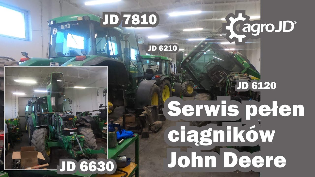 Dlaczego nie montujemy regenerowanych wtryskiwaczy CR?🤔Aż 8 John Deere'ów na serwisie! 🚜🚜🚜🚜🚜🚜🚜🚜