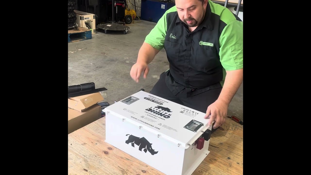 LITHIUM RHINO HAS ARRIVED!! Unboxing the all new 51.2v 120ah Lithium Rhino Battery Kit!