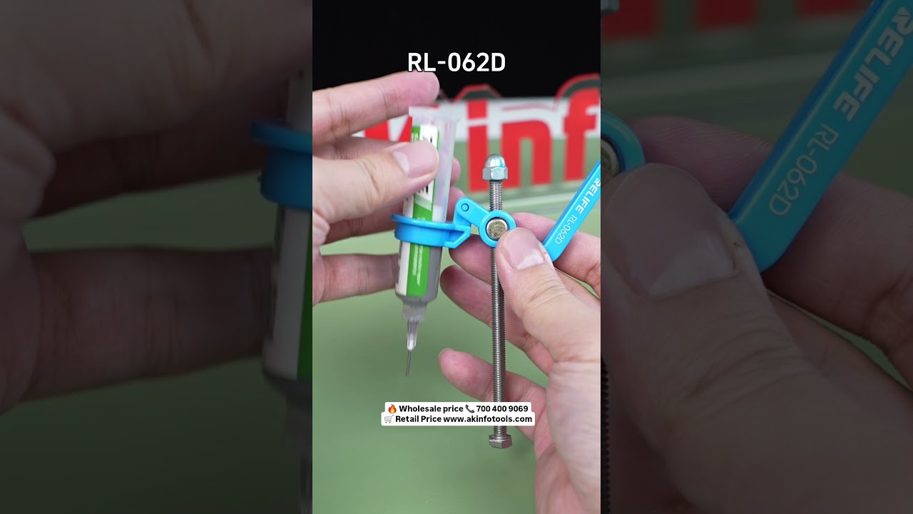 Relife RL-062D Manual Labor-saving Glue Gun for 5~10CC Solder Paste / Solder Oil / UV Adhesive