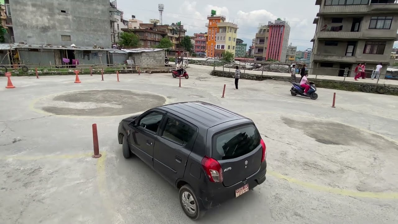 Car trial rules in Nepal practice in trial center