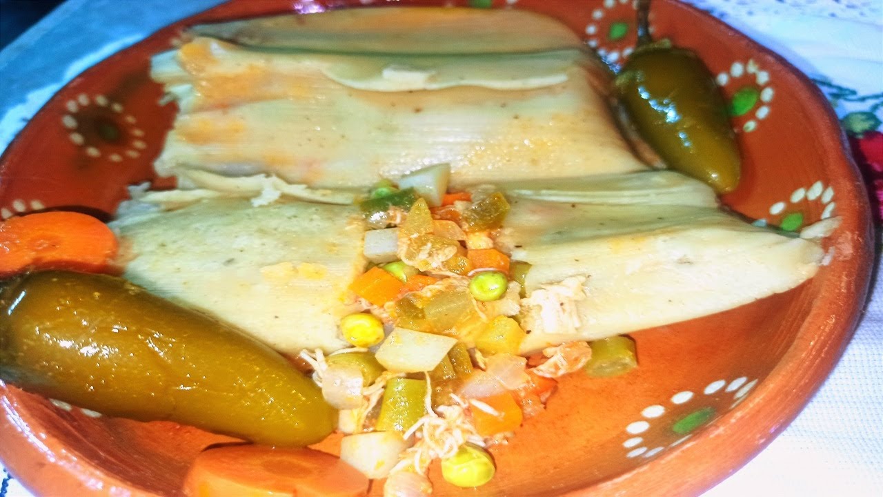🫔 tamales de pollo 🐔 con verduras 🥕🥔🫛🌶️ deliciosos 😋