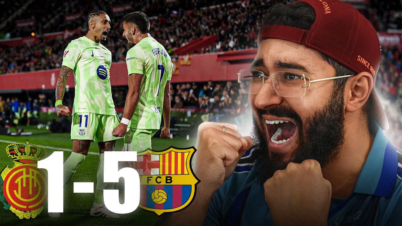 VICTOIRE ECRASANTE !!! MAJORQUE 1-5 FC BARCELONE