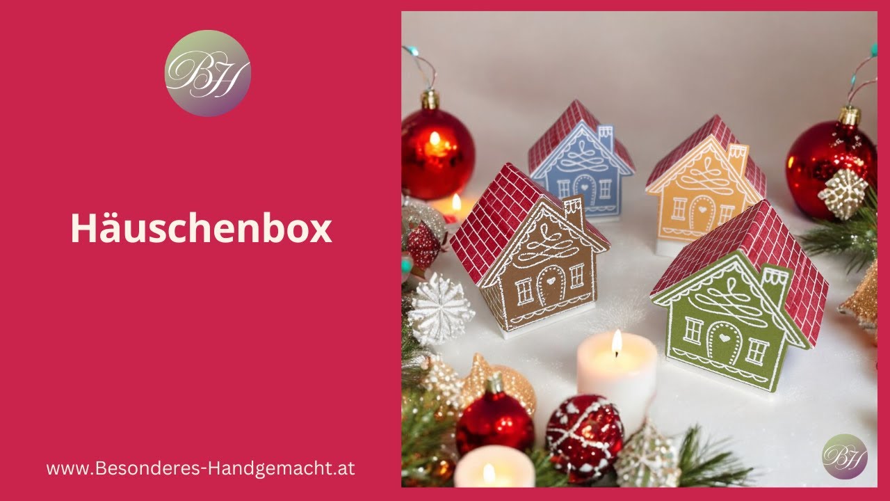 Häuschenbox / herziges Häuschen / Box / Schritt für Schritt Anleitung / Produkte von Stampin' Up!