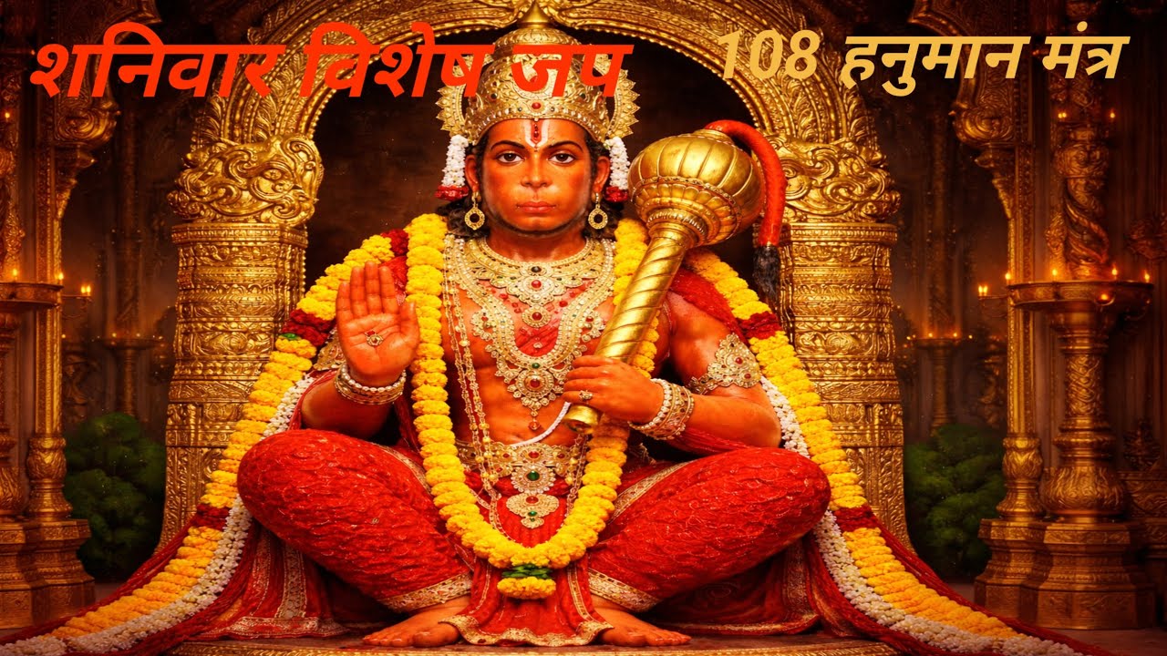 “अगर आप जीवन में किसी भी परेशानी से गुजर रहे हैं, तो आज शनिवार को ये 108 हनुमान मंत्र जरूर सुनें…”
