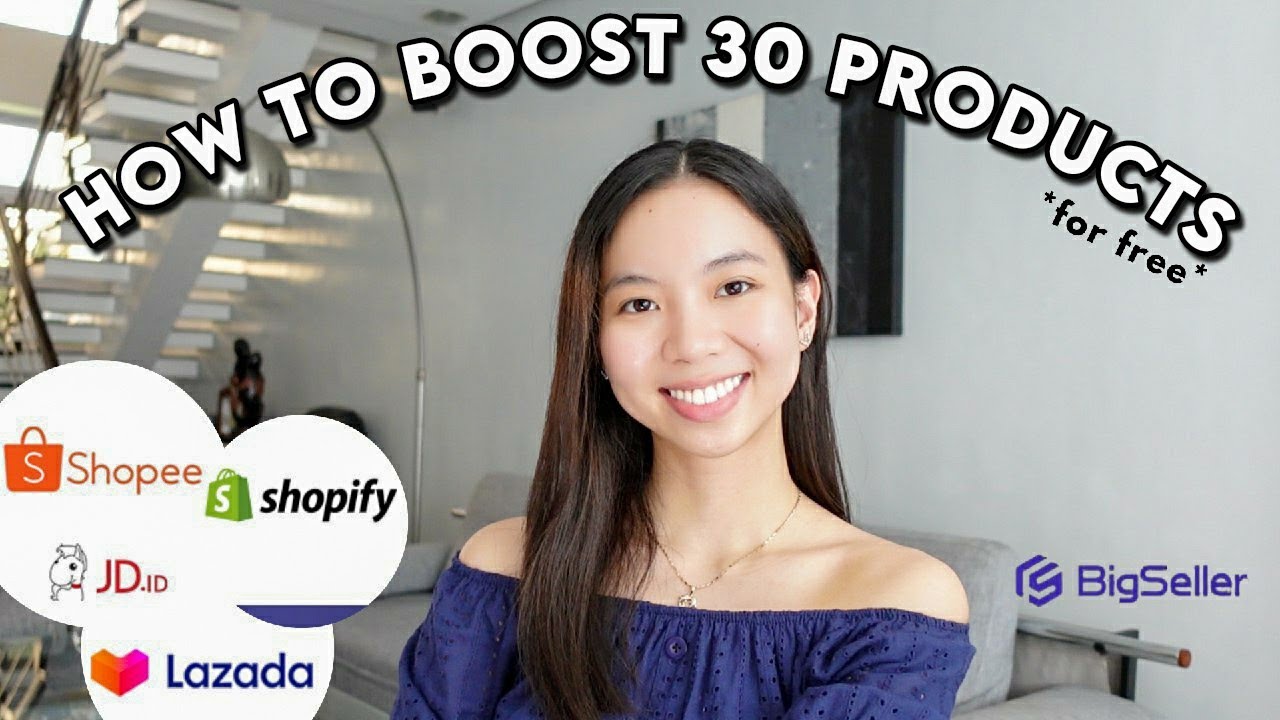 Как продвинуть 30 товаров на Shopee, Lazada, Shopify и других! *бесплатно* при участии BigSeller ...