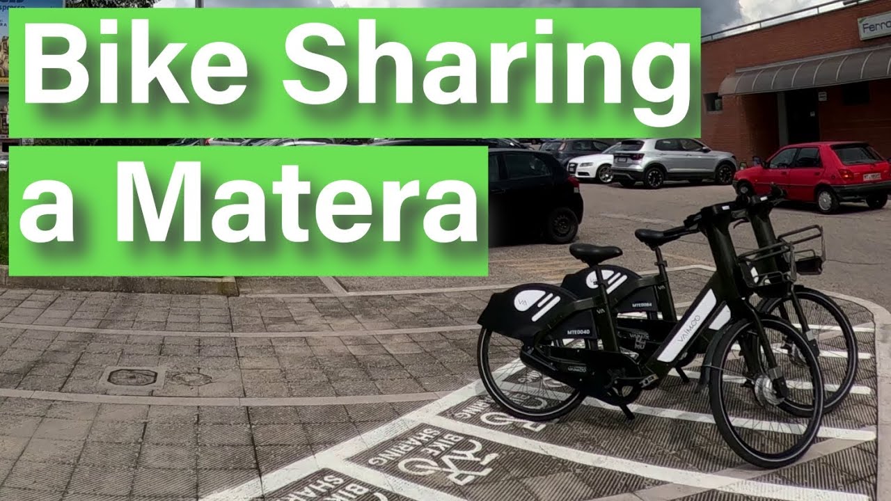 😀Finalmente !!! Bike Sharing a Matera by VAIMOO. Andiamo a provarlo😊