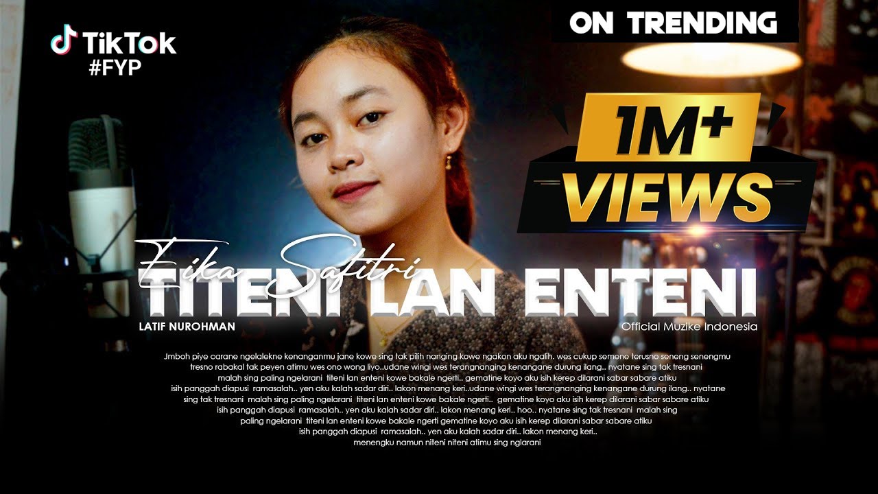 TITENI LAN ENTENI - Latif Nur Rohman | COVER BY EIKA SAFITRI