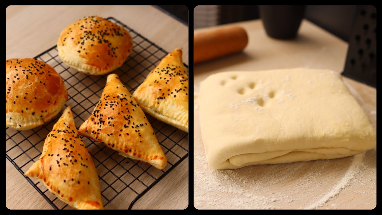 العجينة المورقة بابسط و انجح طريقة مع وصفة الباتي التونسي بالتفصيل. Pâte feuilletée et paté