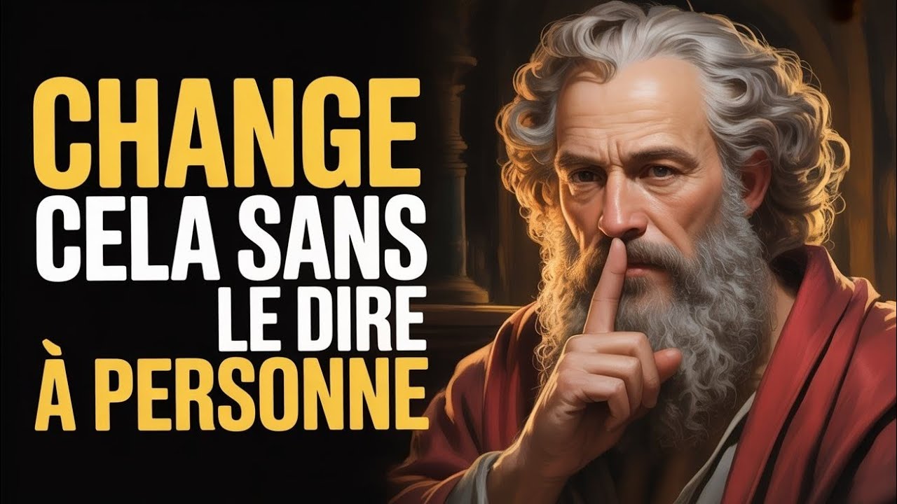 10 CHOSES que TU DOIS ÉLIMINER de ta vie EN SILENCE l STOÏCISME @Aubestoïque 