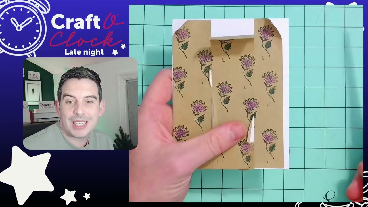 Dishevelled Wallpaper Window Card | Late Night Craft O’Clock + HUGE Giveaway