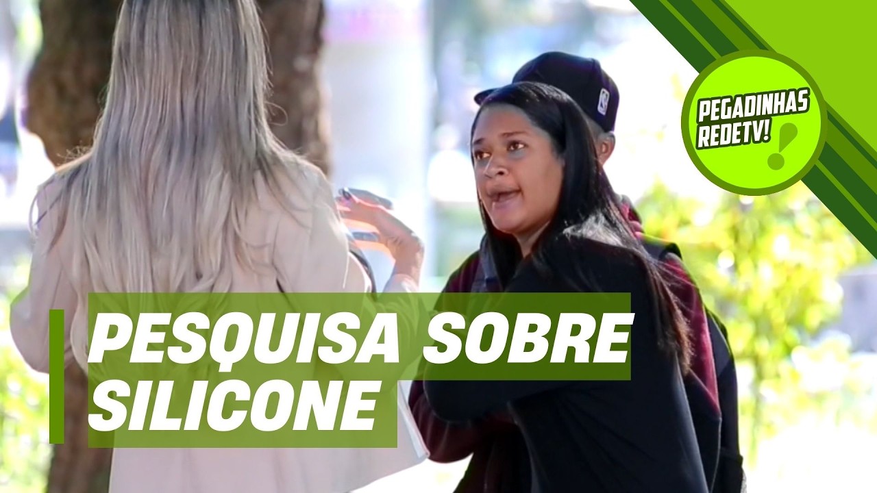 A PESQUISA SOBRE SILICONE FOI ÍNTIMA DEMAIS! | Pegadinhas RedeTV!