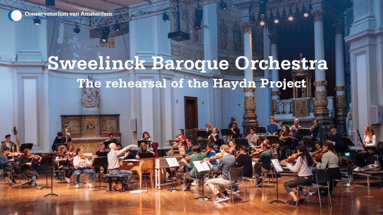 Sweelinck Baroque Orchestra | Dr. Haydn&rsquo;s Evening | Behind the scenes