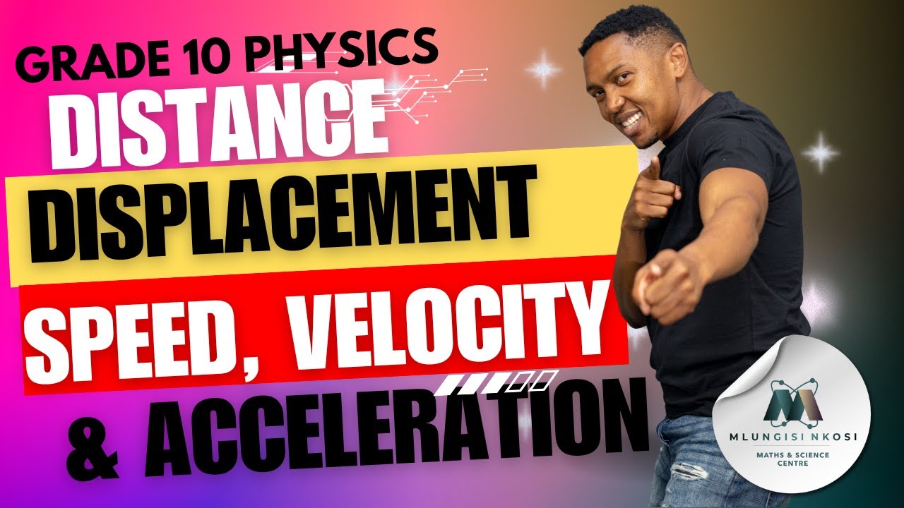 Grade 10 - Distance, Displacement, Speed, Velocity and Acceleration | Motion in 1-dimension |