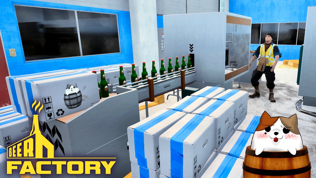 Bottling All the Beer in Beer Factory! New Brewery Sim Out Now! S2E3