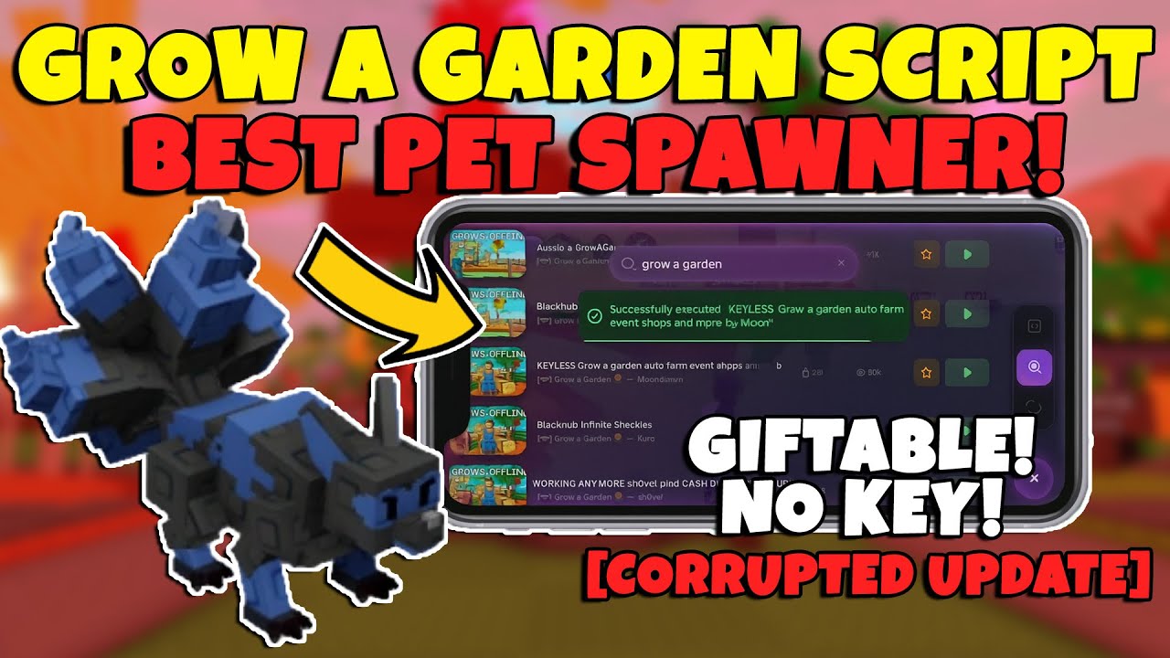 [💢] GROW A GARDEN SCRIPT! Best PET/EGG/SEED SPAWNER SCRIPT in Grow a Garden 2025 (Corrupted Update)