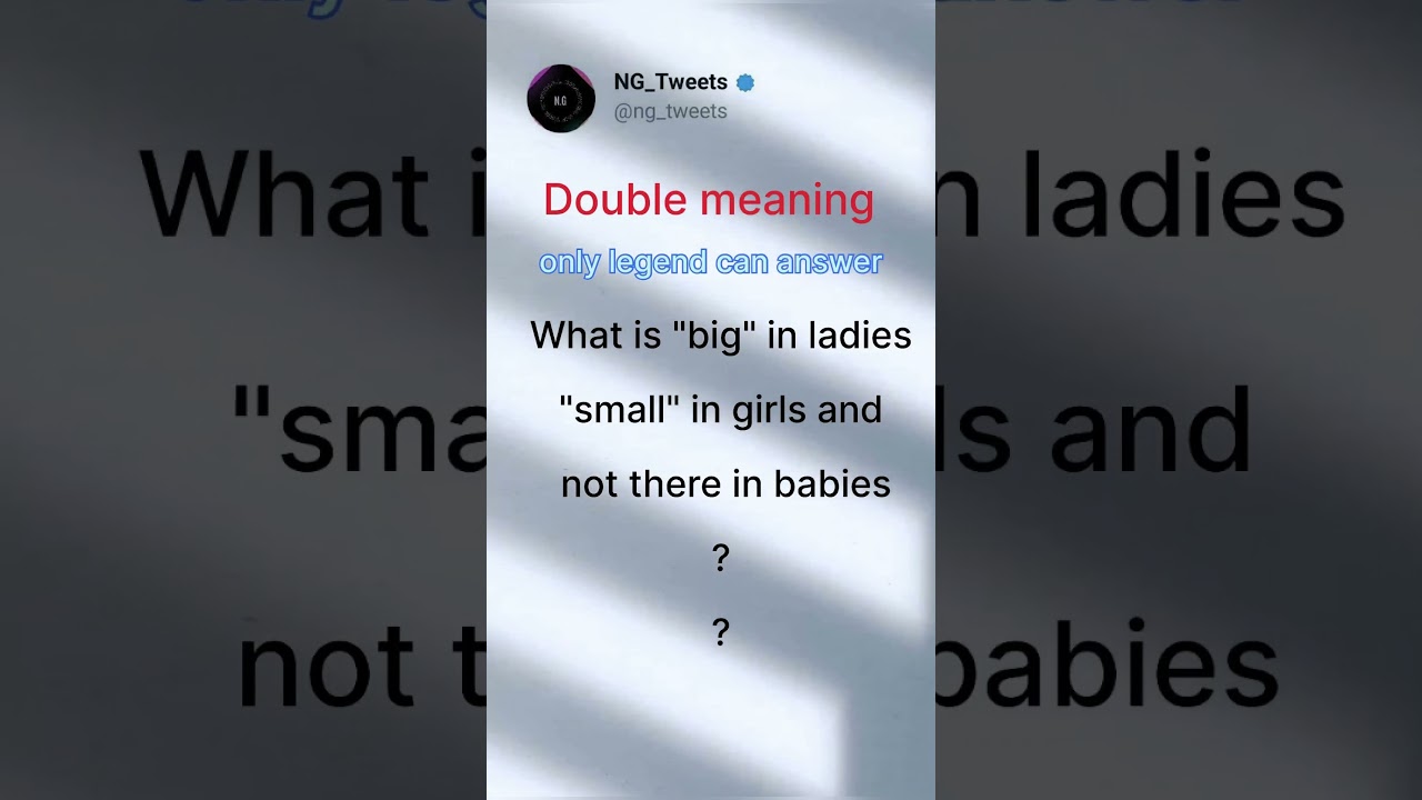 Double meaning || #friends #love #tweetreels #tweets