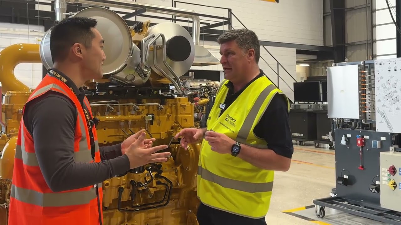 Cat C13D engine walkaround with expert Allen Chen