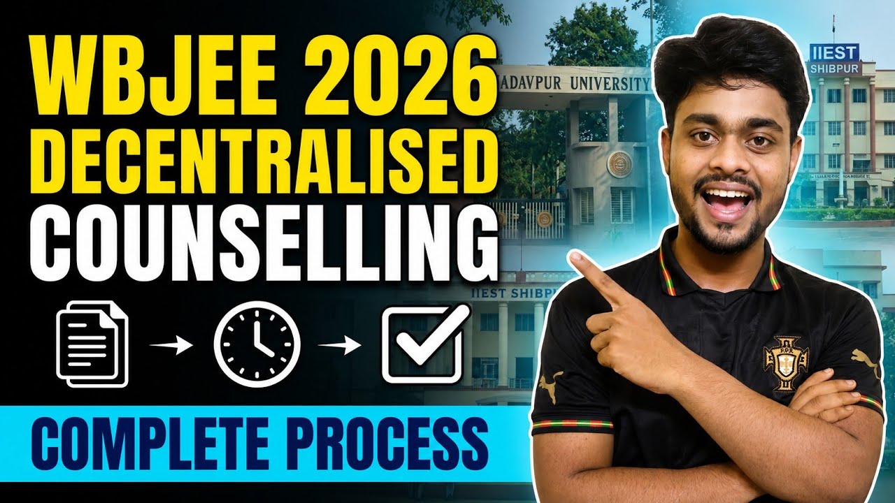 WBJEE 2026 Decentralized Counselling: Step-by-Step Process Explained! 🎓