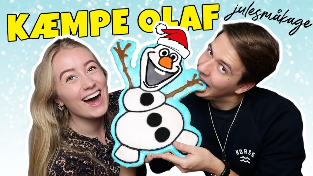 Vi Laver En KÆMPE OLAF JULESMÅKAGE! Ft. Elias Hole fra kender du det