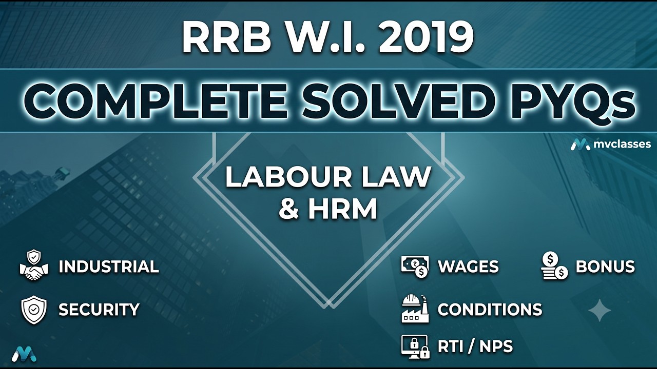 RRB Staff & Welfare Inspector 2019: Previous Year Paper Fully Solved