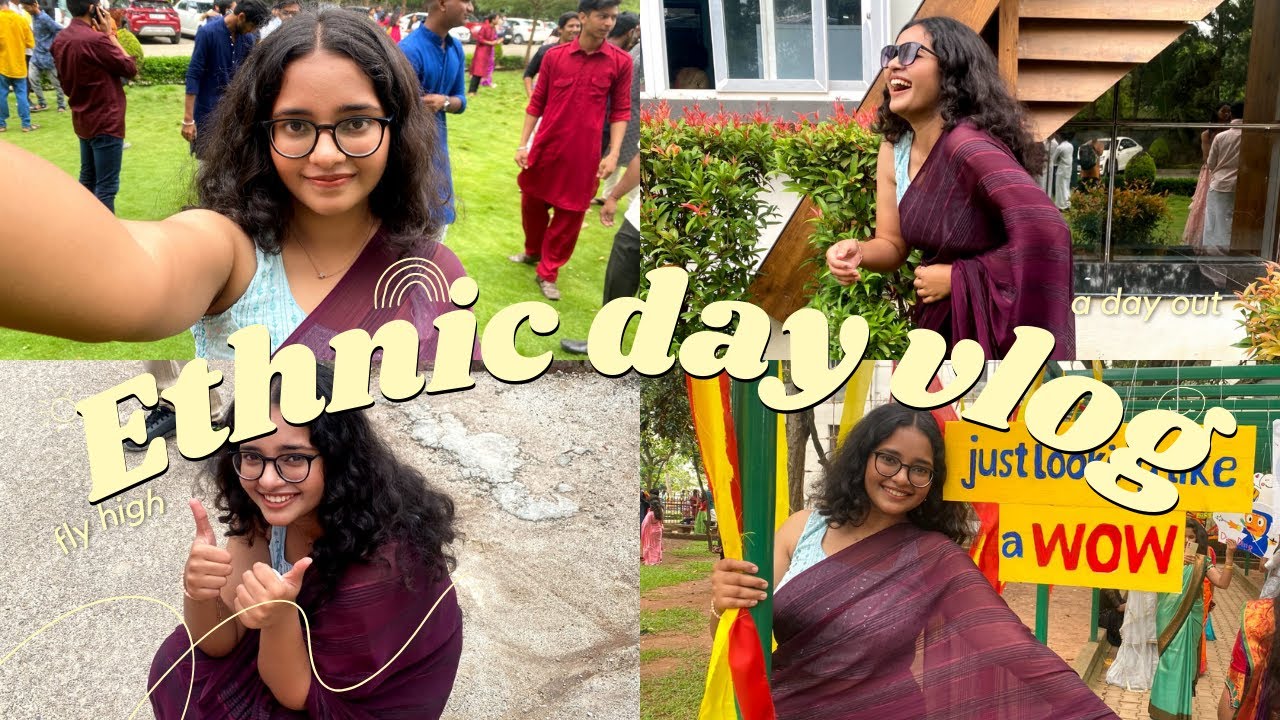 Ethnic day vlog | NMIT Bangalore