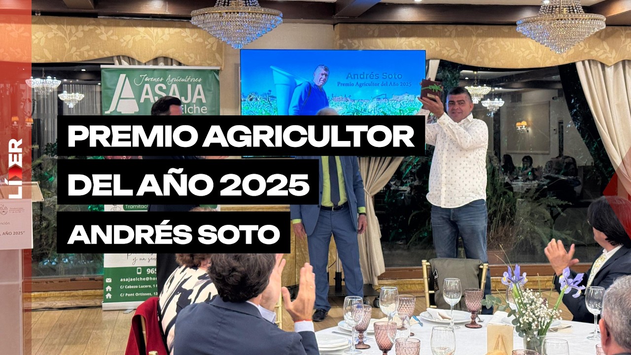 Andrés Soto, Premio Agricultor del Año 2025 en el Camp d’Elx