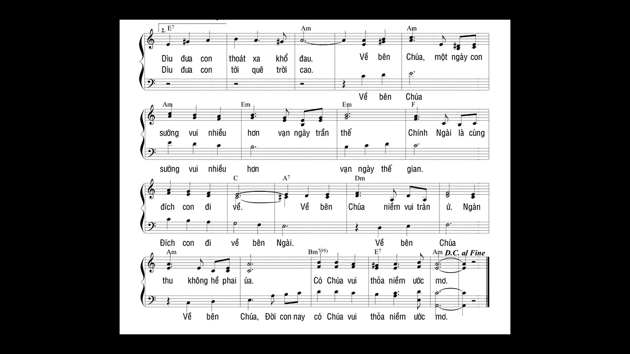 VỀ BÊN CHÚA - Phùng Minh Mẫn ( Tập hát ) 3 bè .