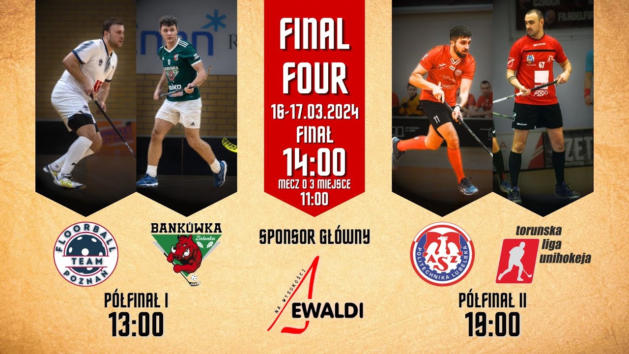 PÓŁFINAŁ #1: Regen Project Floorball Team Poznań VS UKS Bankówka Zielonka II - FINAL FOUR #unihokej
