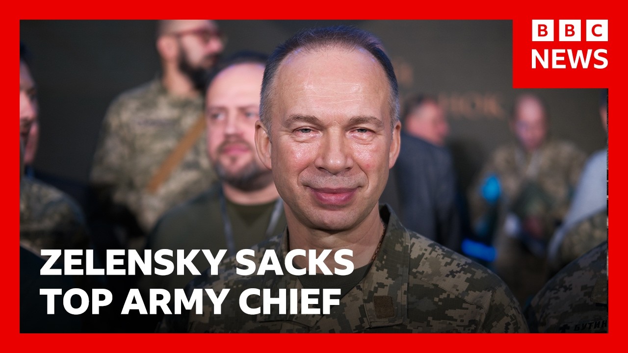 Zelensky sacks Ukraine's top army commander after days of protests | BBC News