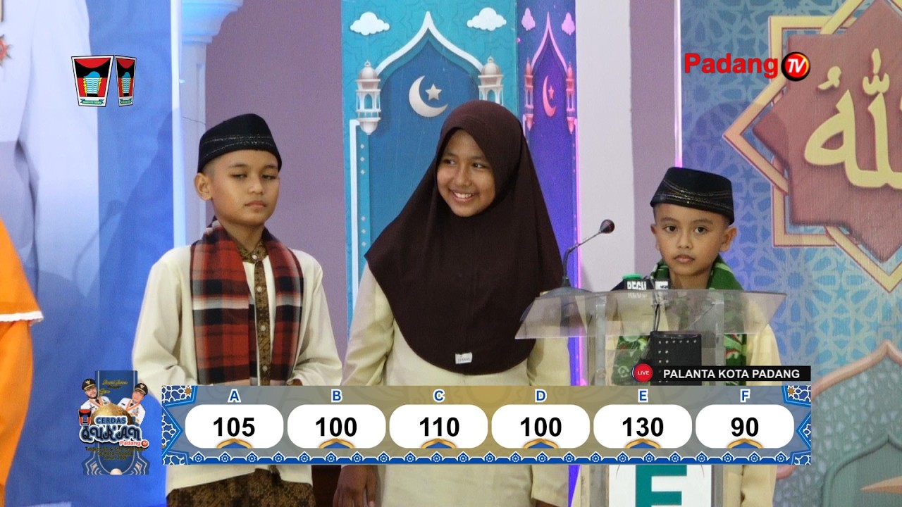 🔴 LIVE : Cerdas Qur'an Tingkat Sekolah Dasar/Sederajat Kota Padang Tahun 2026 Episode 23
