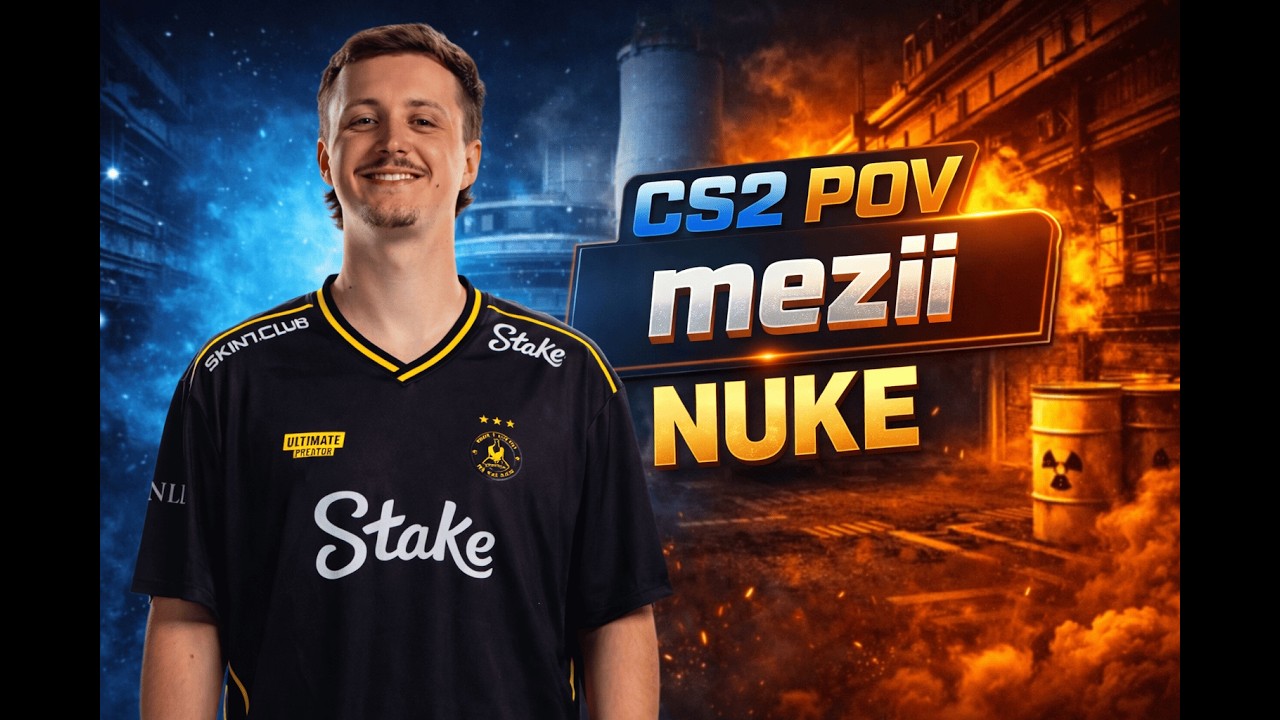CS2 POV: mezii on Nuke | FURIA vs Vitality – IEM Kraków 2026 | ESL Pro