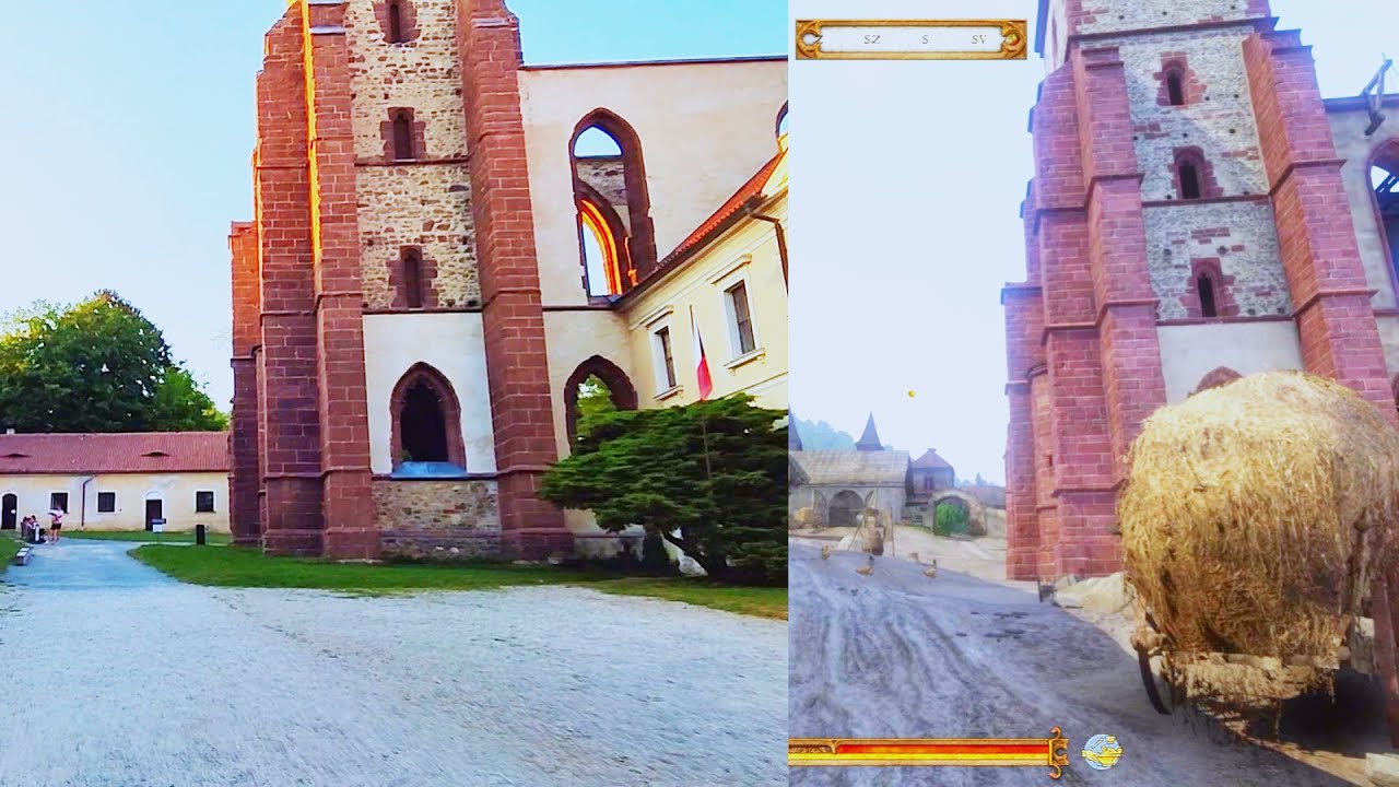 Kingdom Come: Deliverance VS Real Life (All Named Locations)