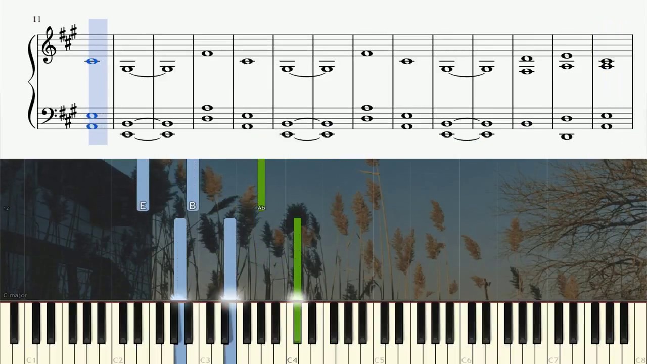 The Cinematic Orchestra - To Build A Home - Piano Tutorial + SHEETS