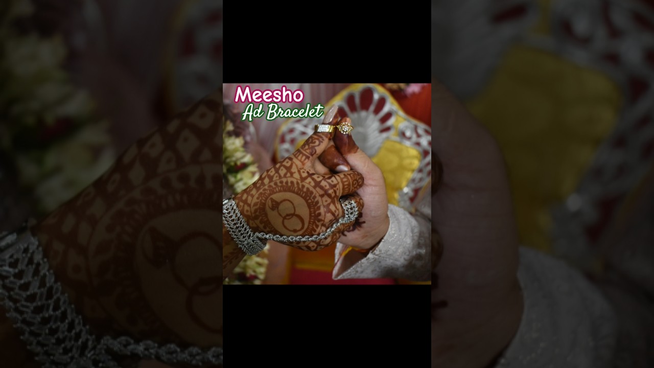 Meesho Ad bracelet Review #shorts #adjewellery #meesho #jewellery #bracelet #fashion  #ytshorts