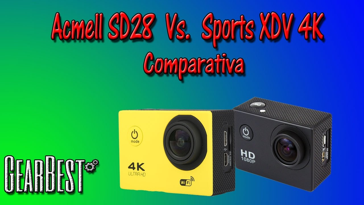 ACMELL SD28 Vs. SPORT XDV V3  4K |COMPARATIVA | HD 1080P | 60FPS