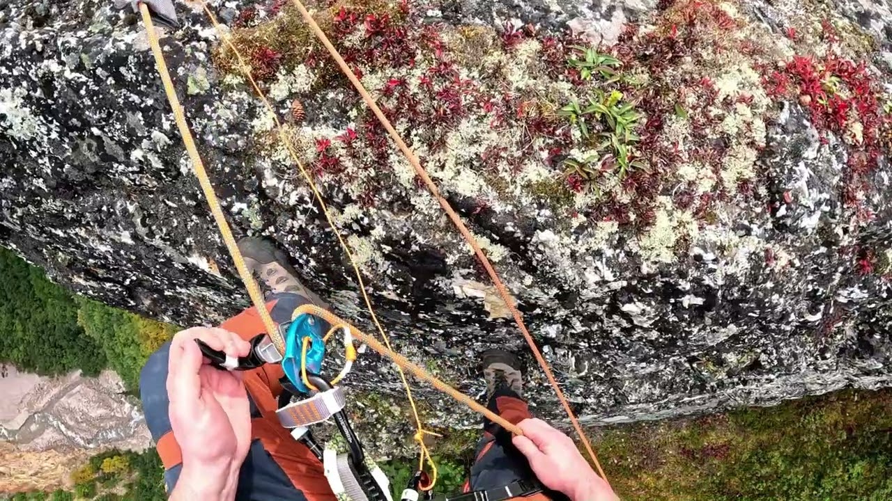 Retrievable Rappels -- Multi-Pitch (Using Natural Anchors)