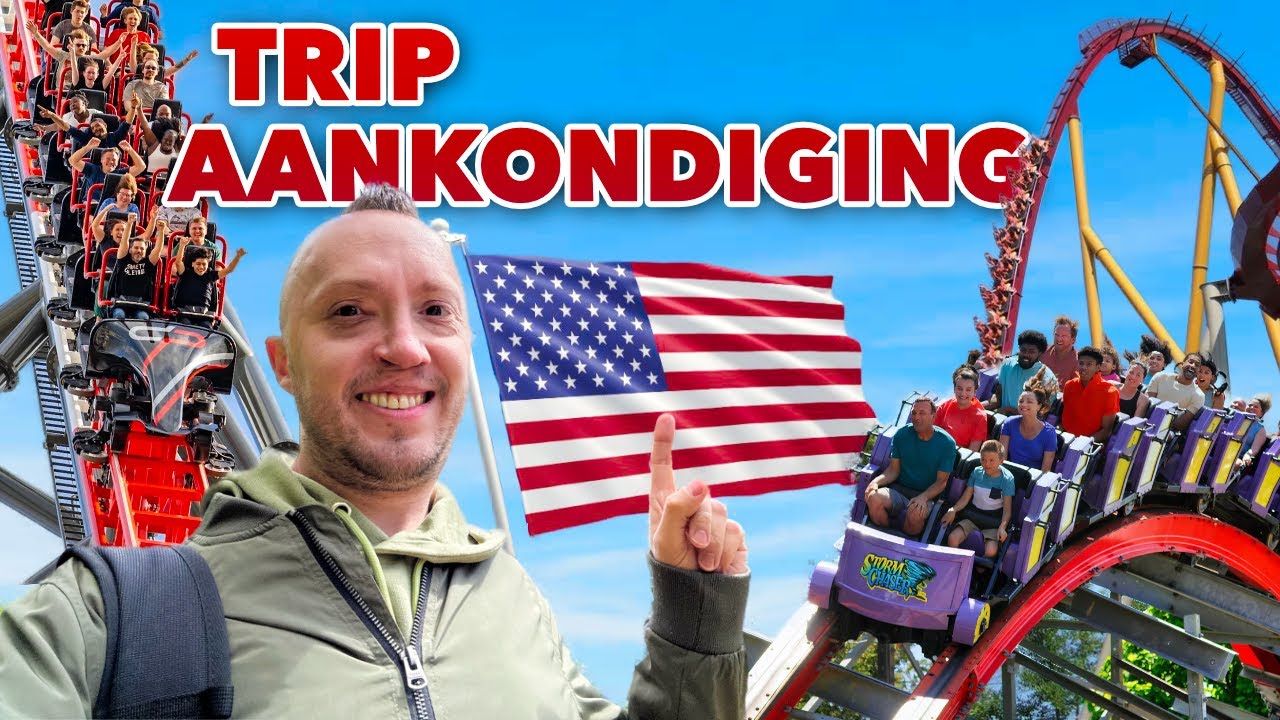🇺🇸🎢 USA, HERE WE COME! - PRETPARKTRIP AANKONDIGING