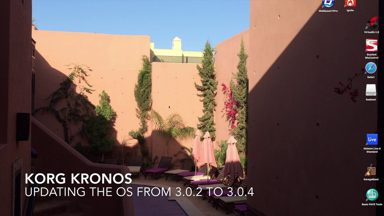 How to updating the Korg Kronos OS from 3.0.2 to 3.0.4
