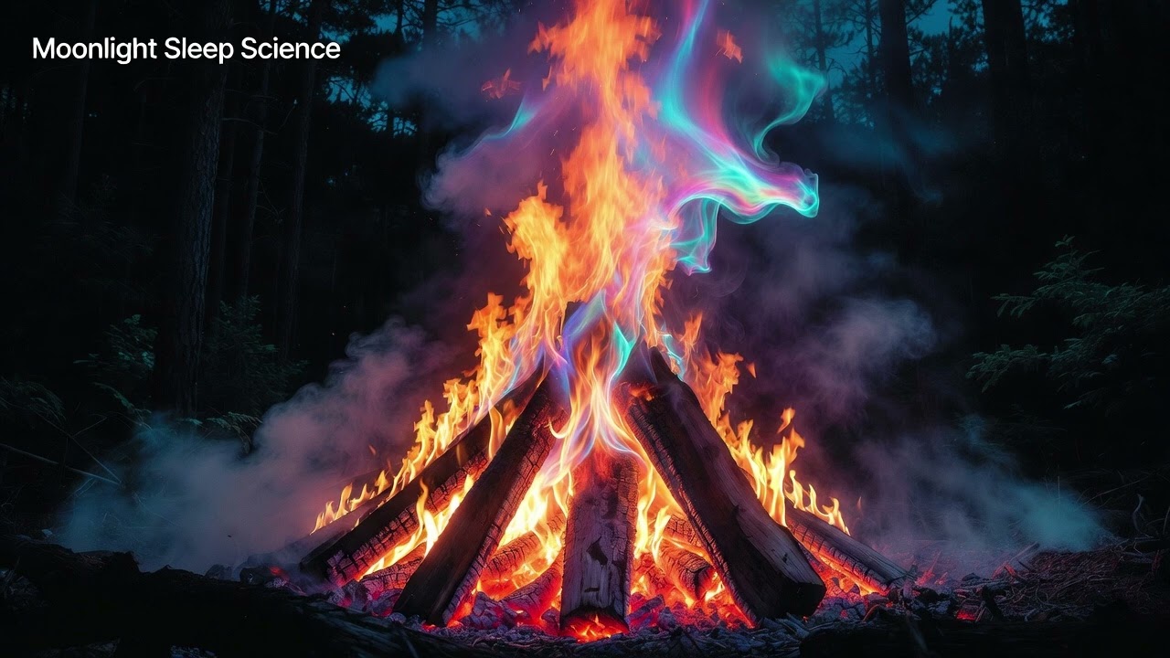 1 Hour Fireplace Crackling Sound 🔥 | Relaxing Fire Sounds for Sleep, Study & Meditation