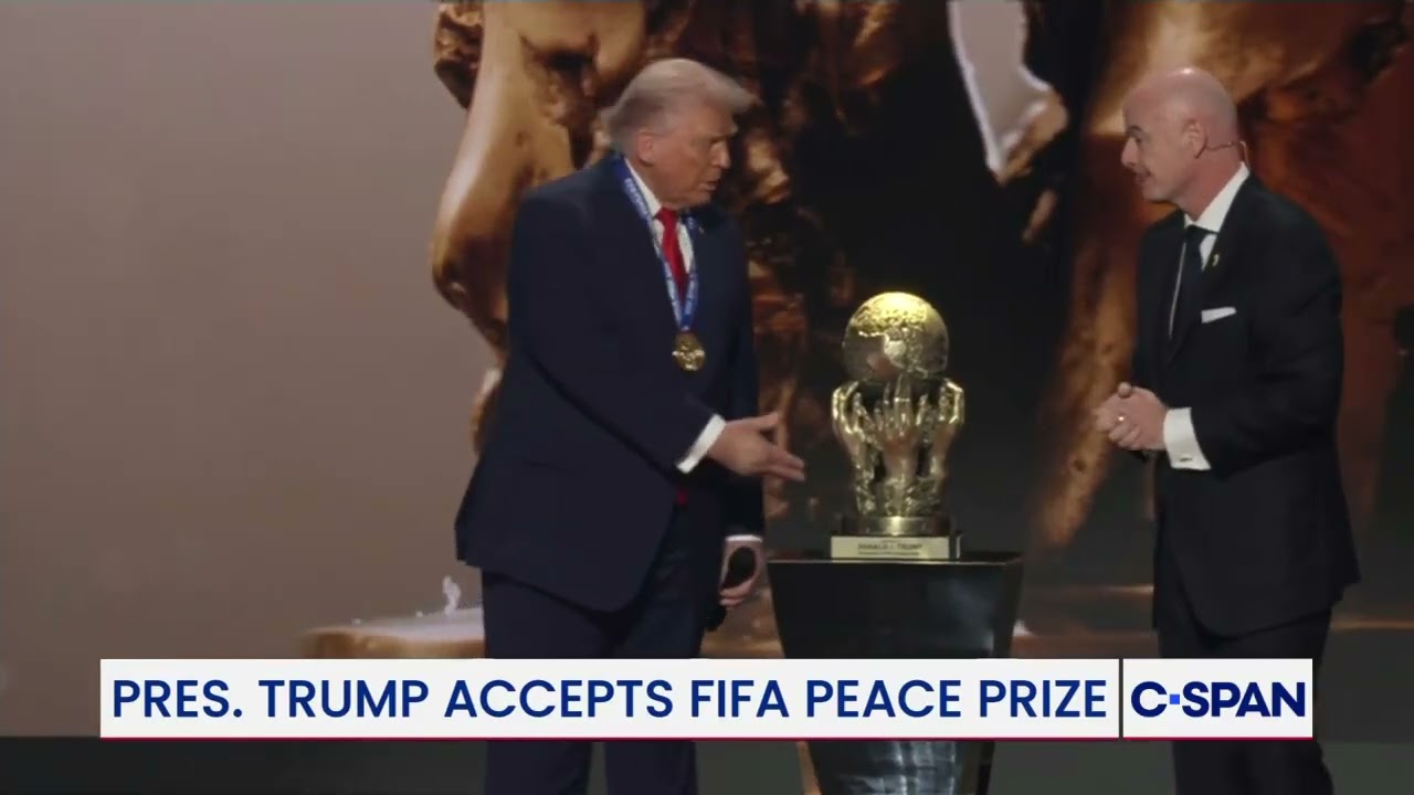 President Trump Receives FIFA Peace Prize