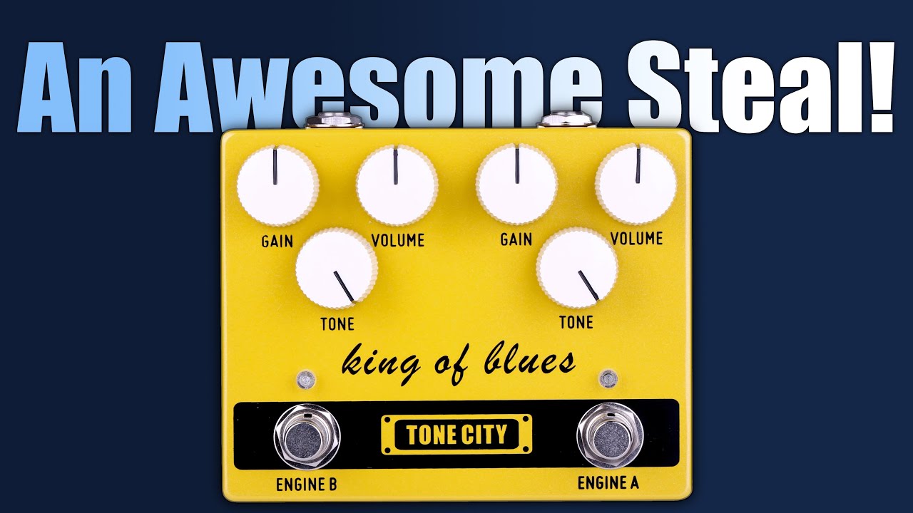 Tone City King of Blues Dual Overdrive Pedal!