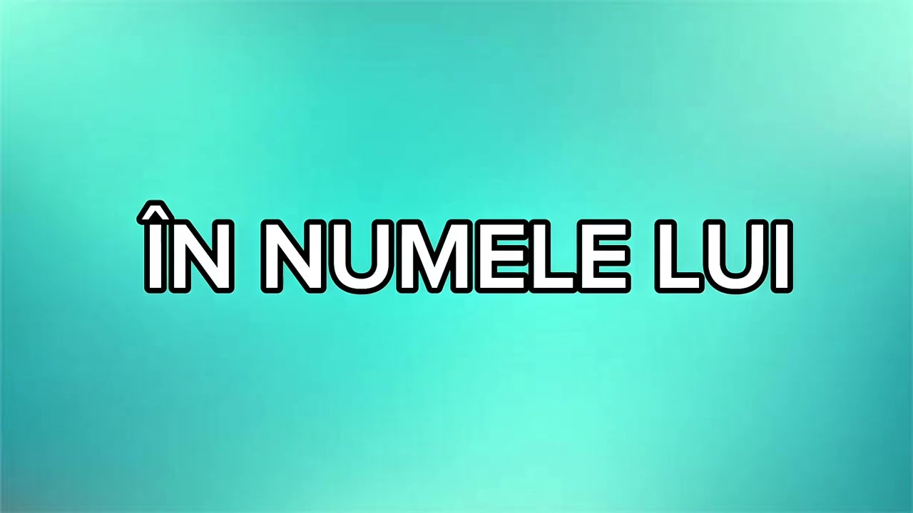 În numele lui