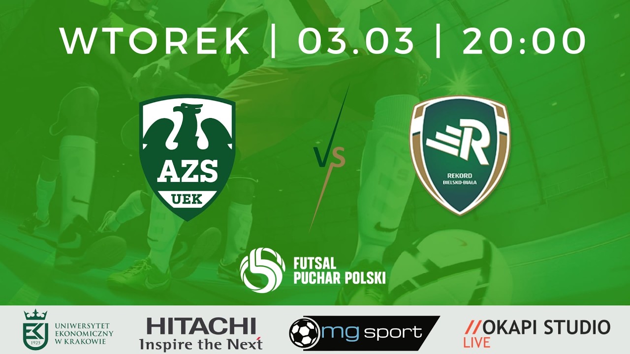 Puchar Polski Futsalu AZS UEK Krak&oacute;w -  Rekord Bielsko-Biała