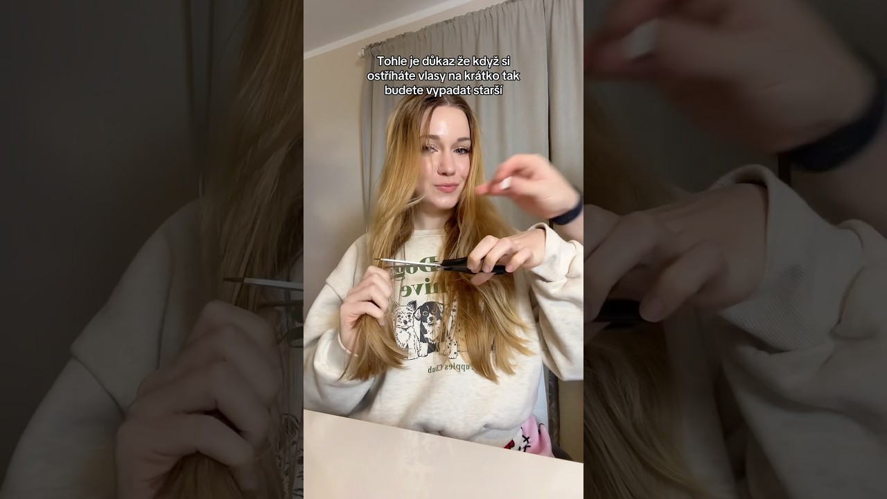 KDYŽ SI OSTŘ&Iacute;H&Aacute;TE VLASY NA KR&Aacute;TKO TAK BUDETE VYPADAT STAR&Scaron;&Iacute;!😱 #kubaadanca #vlasy #novyuces