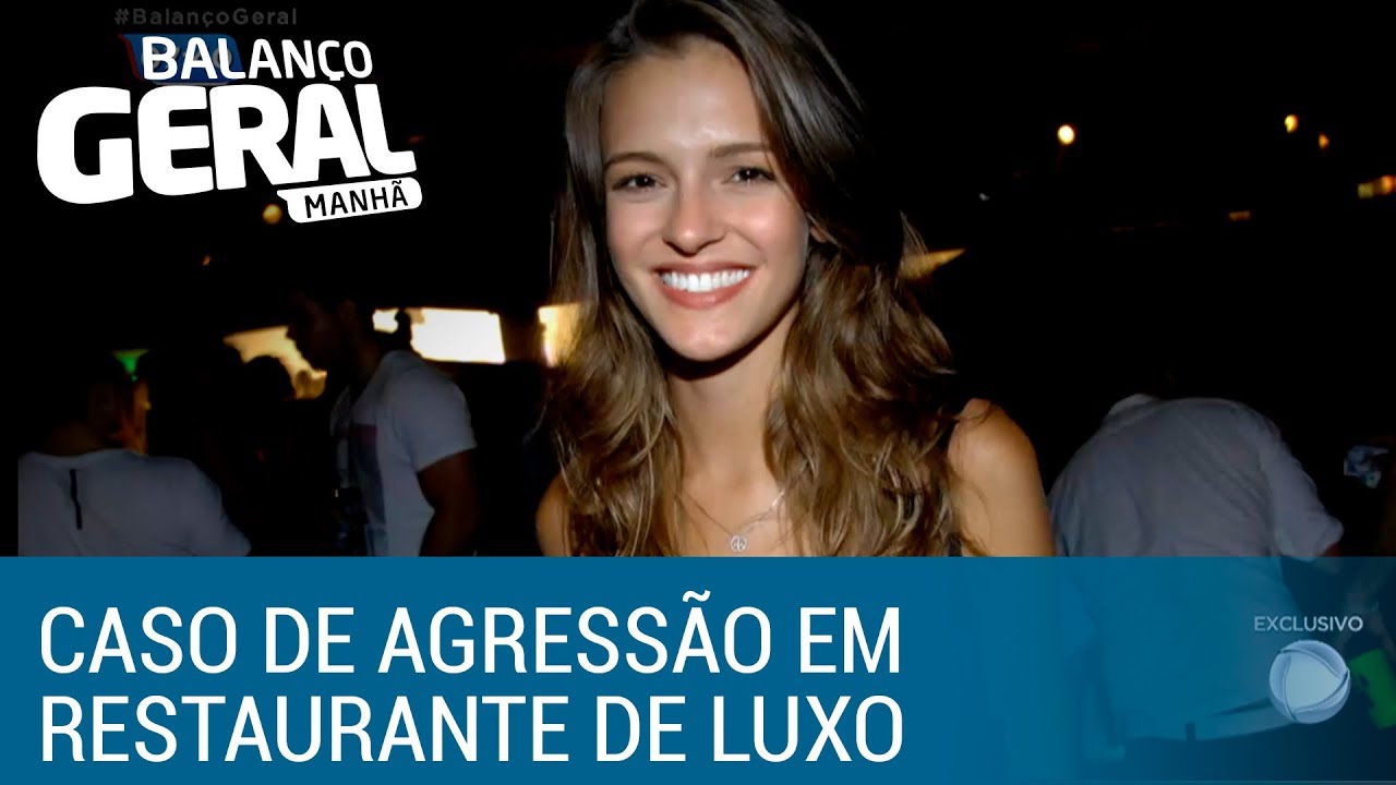 Modelo acusada fala pela primeira vez sobre agressão em restaurante