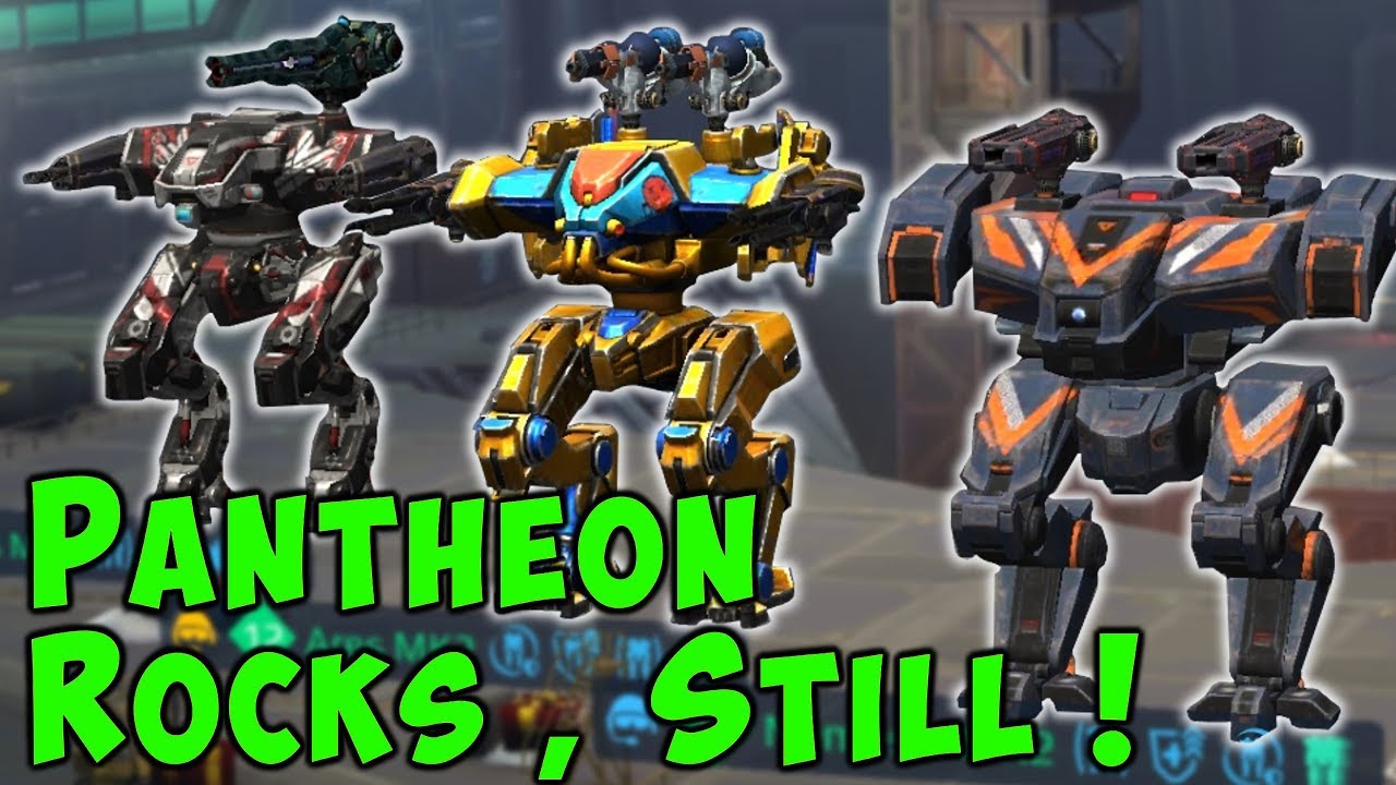 PANTHEON Hangar STILL ROCKS! War Robots Mk2 Ares, Hades & Nemesis Gameplay WR