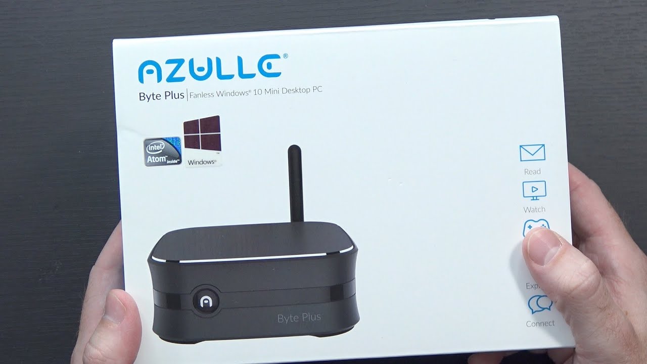 Azulle Byte Plus Fanless Windows 10 Mini Desktop