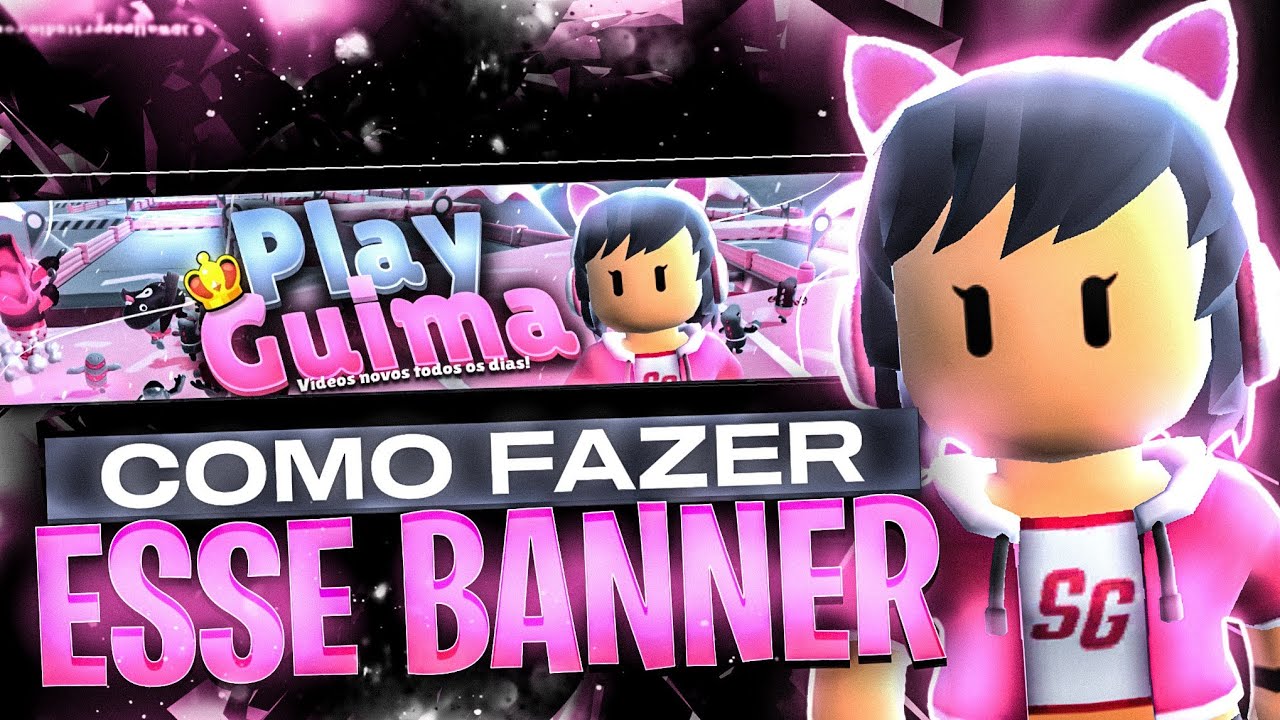 COMO FAZER BANNER DE STUMBLE GUYS PELO CELULAR - Sneex Art'z