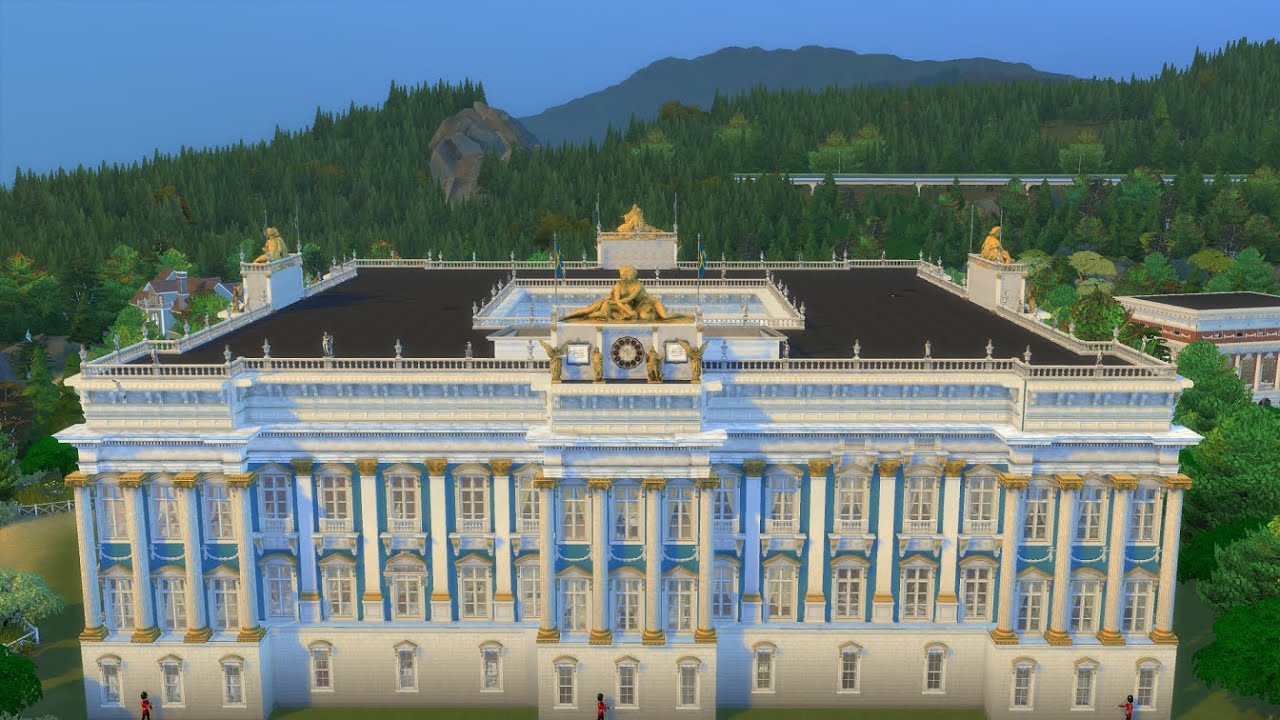 The-Sims 4 Royal Palace ( took 1,5 year to build-100 rooms and buildcost is 12000000)